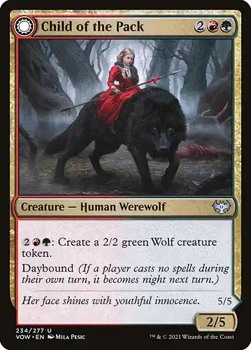 Child of the Pack - vow Spoiler