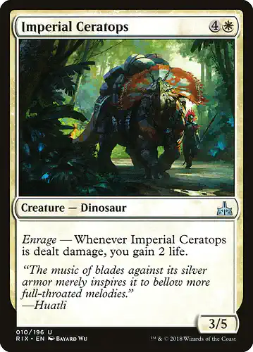 Imperial Ceratops - rix Spoiler