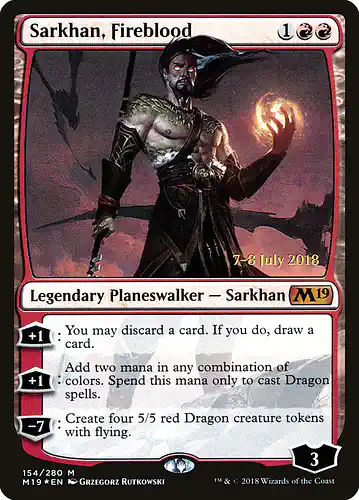 Sarkhan, Fireblood - m19 Spoiler
