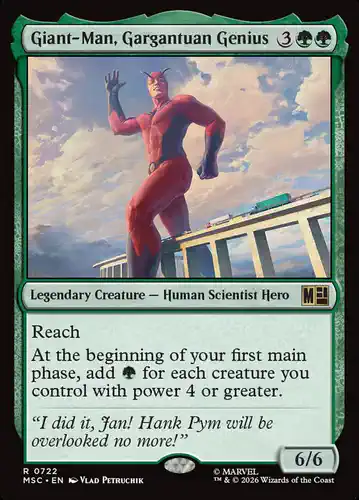 Giant-Man, Gargantuan Genius - msc Spoiler