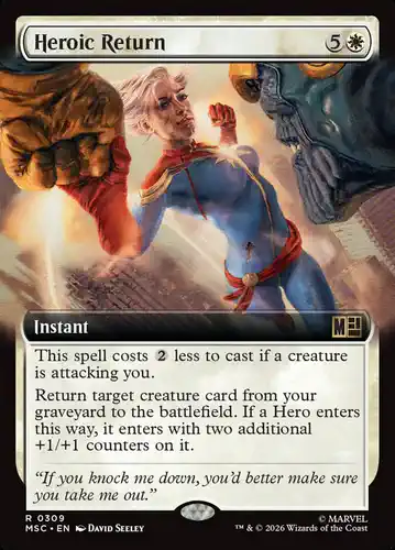 Heroic Return - msc Spoiler