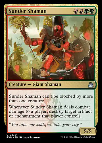 Sunder Shaman - rvr Spoiler