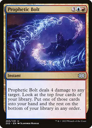 Prophetic Bolt - 2x2 Spoiler