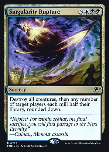 Singularity Rupture - eoe Spoiler