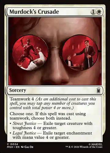 Murdock's Crusade - msh Spoiler