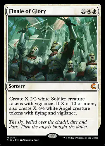 Finale of Glory - clu Spoiler