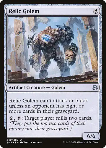 Relic Golem - znr Spoiler