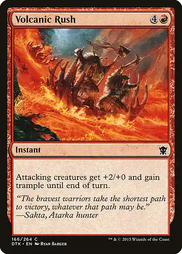 Volcanic Rush - dtk Spoiler