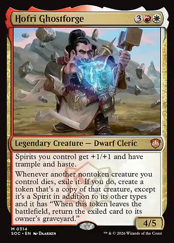 Hofri Ghostforge - soc Spoiler