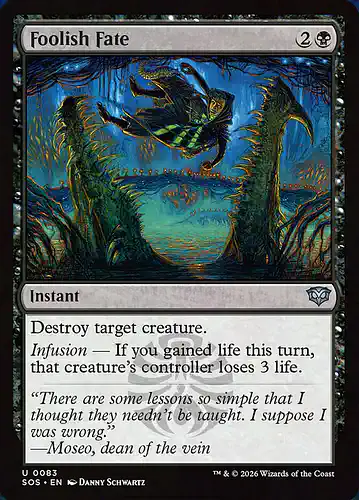 Foolish Fate - sos Spoiler