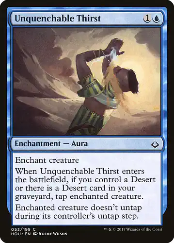 Unquenchable Thirst - hou Spoiler