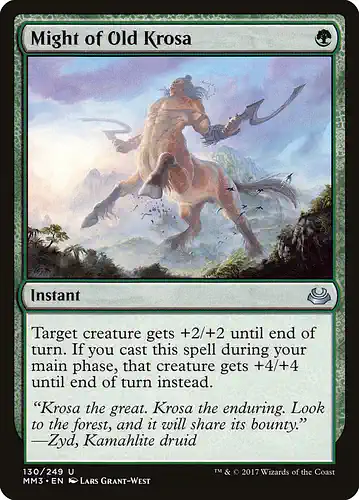 Might of Old Krosa - mm3 Spoiler