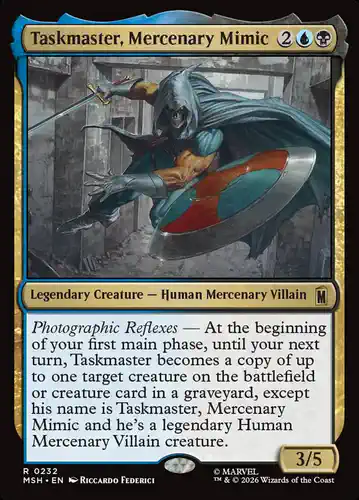 Taskmaster, Mercenary Mimic - msh Spoiler
