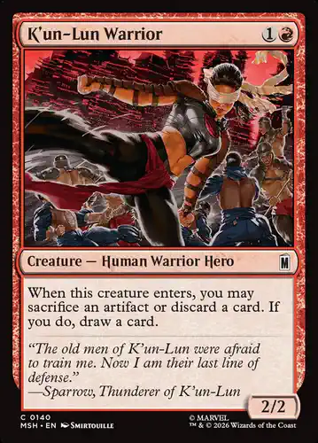 K'un-Lun Warrior - msh Spoiler