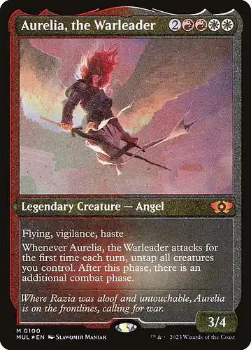 Aurelia, the Warleader - mul Spoiler