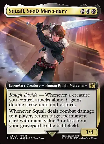 Squall, SeeD Mercenary - fin Spoiler