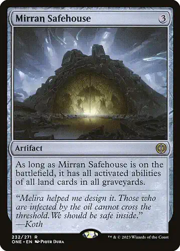 Mirran Safehouse - one Spoiler