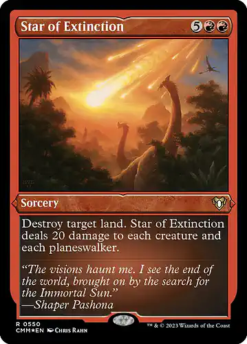 Star of Extinction - cmm Spoiler