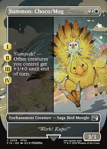 Summon: Choco/Mog - fin Spoiler