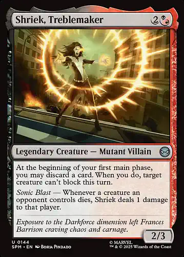 Shriek, Treblemaker - spm Spoiler