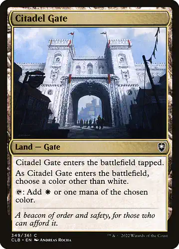 Citadel Gate - clb Spoiler