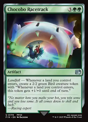 Chocobo Racetrack - fin Spoiler