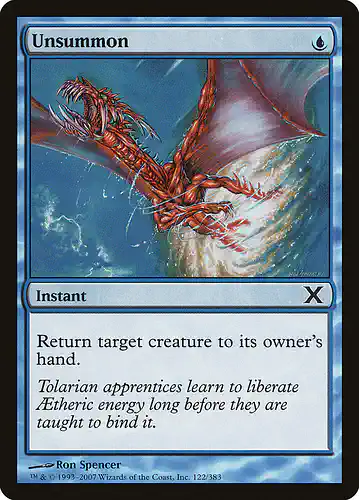 Unsummon - 10e Spoiler
