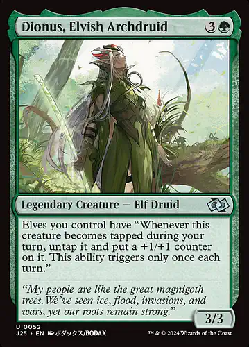 Dionus, Elvish Archdruid - j25 Spoiler