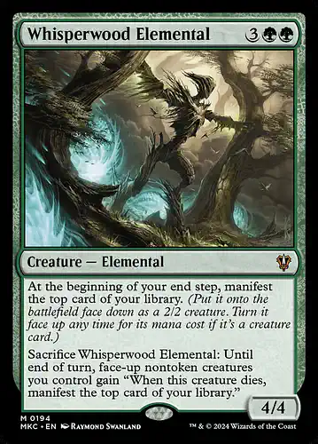 Whisperwood Elemental - mkc Spoiler