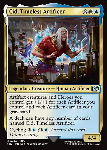 Cid, Timeless Artificer - fin Spoiler