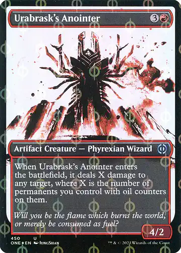 Urabrask's Anointer - one Spoiler