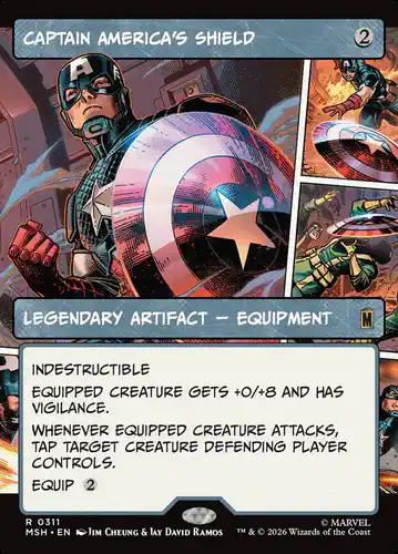 Captain America's Shield - msh Spoiler
