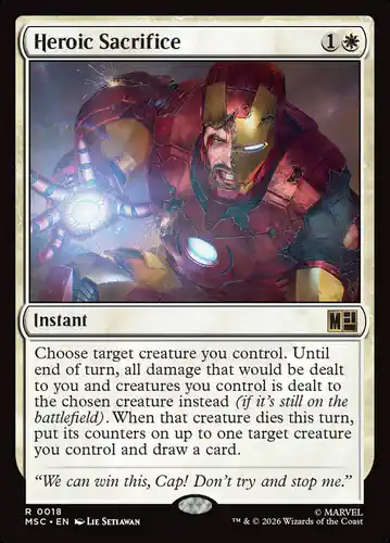 Heroic Sacrifice - msc Spoiler
