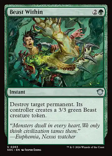 Beast Within - soc Spoiler