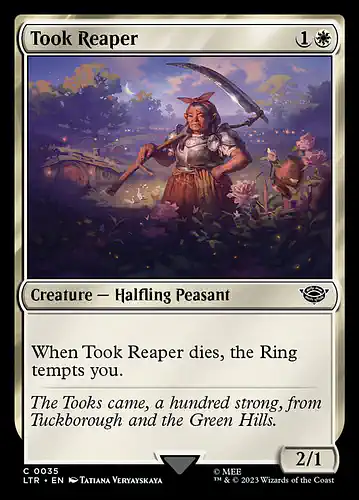 Took Reaper - ltr Spoiler