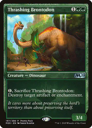 Thrashing Brontodon - m20 Spoiler
