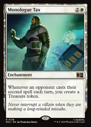 Monologue Tax - msc Spoiler