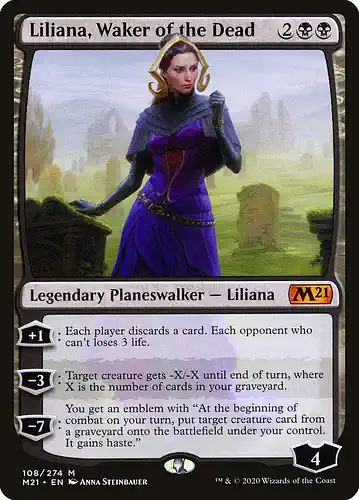 Liliana, Waker of the Dead - m21 Spoiler