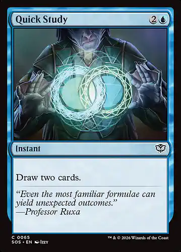 Quick Study - sos Spoiler