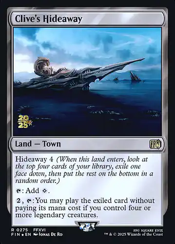 Clive's Hideaway - fin Spoiler