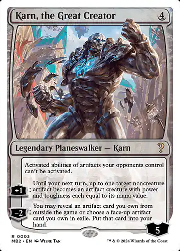 Karn, the Great Creator - mb2 Spoiler