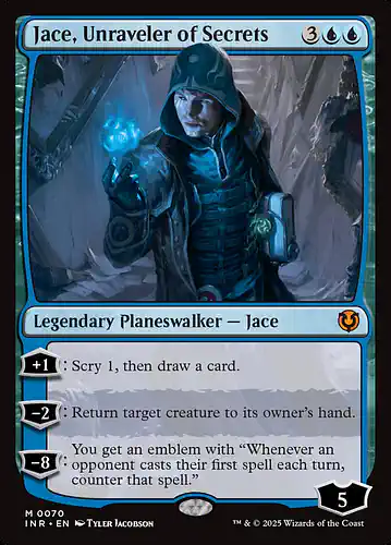 Jace, Unraveler of Secrets - inr Spoiler