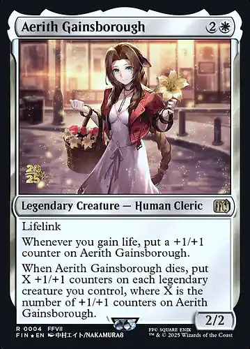 Aerith Gainsborough - fin Spoiler