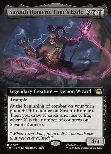 Savanti Romero, Time's Exile - tmt Spoiler