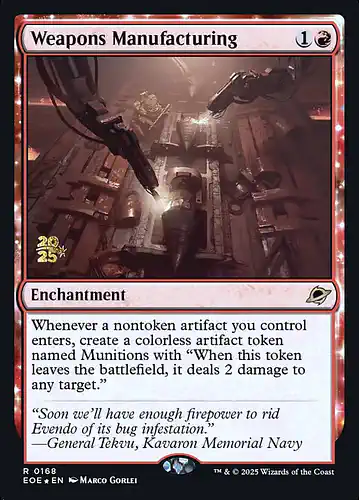 Weapons Manufacturing - eoe Spoiler
