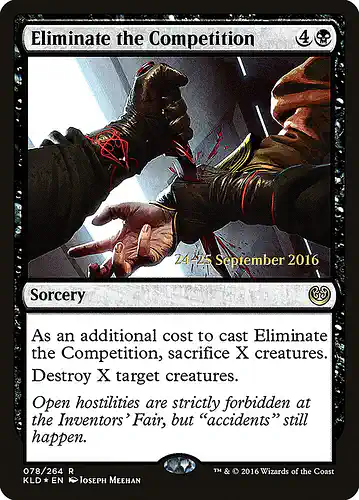 Eliminate the Competition - kld Spoiler