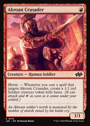 Akroan Crusader - j25 Spoiler