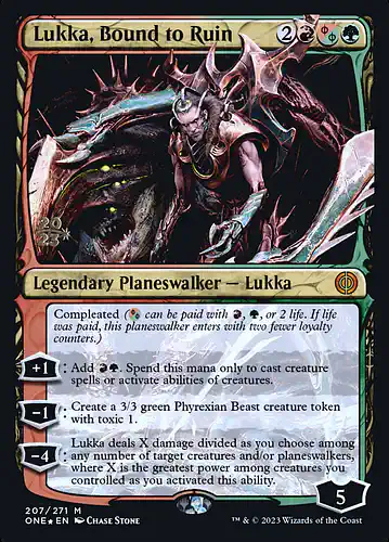 Lukka, Bound to Ruin - one Spoiler