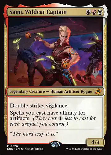 Sami, Wildcat Captain - eoe Spoiler
