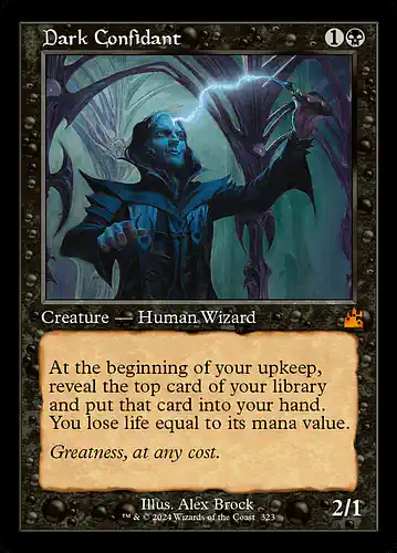 Dark Confidant - rvr Spoiler